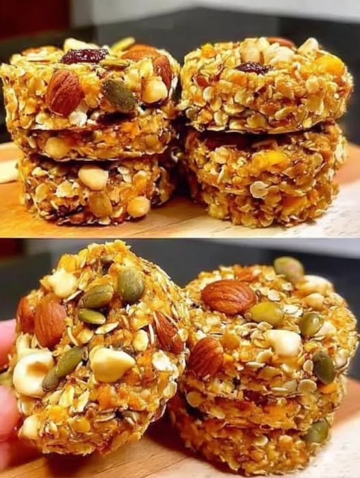 Assortiment de biscuits sains aux noix, graines, cacahuètes et sésame, sans farine ni sucre raffiné